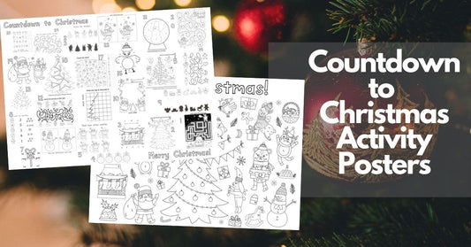 Countdown to Christmas Activity Posters for Kids - Reading to Discover