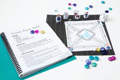 Queen Elsa Castle Building Preschool Activity - Reading to Discover
