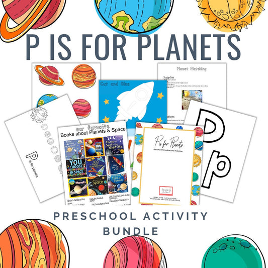 P is for Planets — Preschool Activity Pack