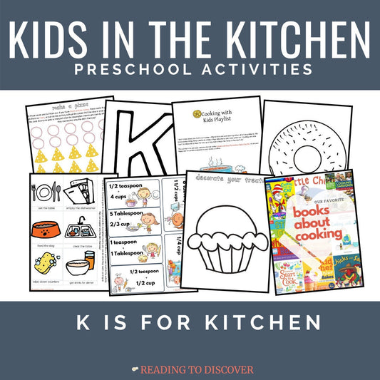 K is for Kitchen — Preschool Activity Pack
