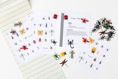 Bug Preschool Activity Pack | Letter B Coloring Pages (Digital Download)