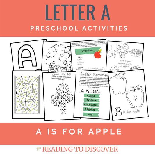 A is for Apples — Preschool Activity Pack
