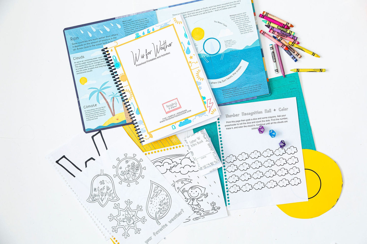 Preschool VWXYZ Letter Bundle | Vegetables, Weather, Yoga, Zoo Activities (PDF Download)