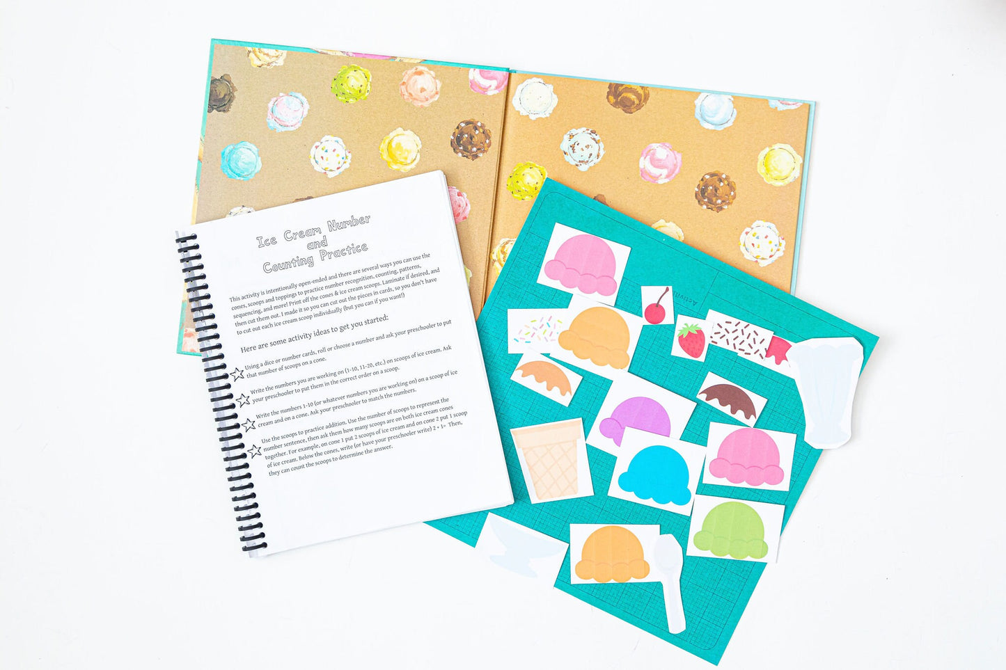 IJKL Preschool Activity Bundle | Ice Cream, Jungle, Kitchen, Llama Themes (PDF Download)