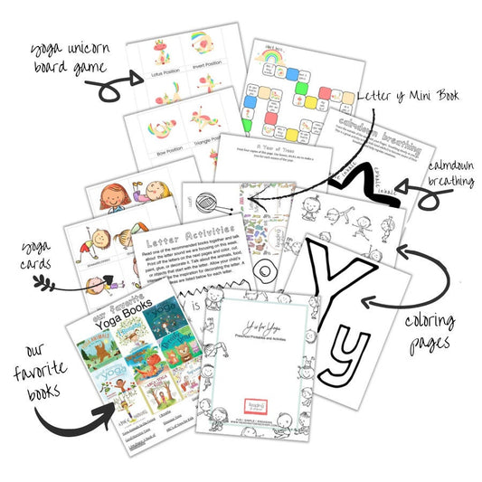 Y is for Yoga Preschool  Activities