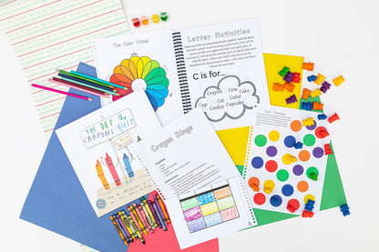 Preschool ABC Activities Book | Alphabet, Counting, Science Printables (Digital Download)