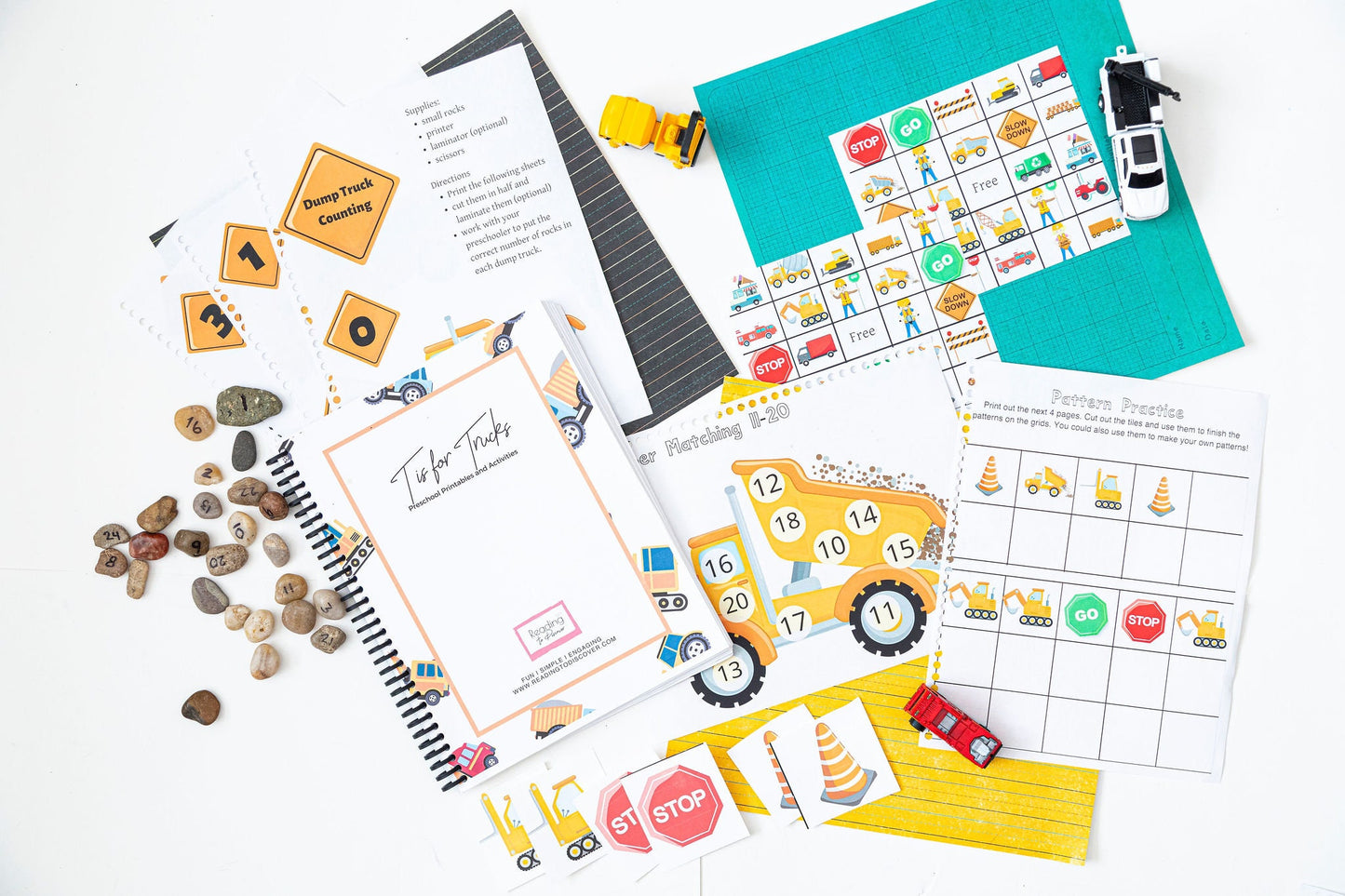 QRSTU Preschool Activity Bundle | Queen, Rainbow, Seasons, Trucks, Unicorn (PDF Download)