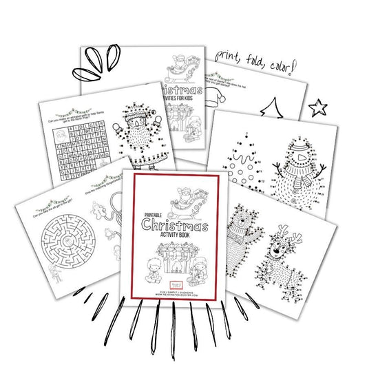 Christmas Activity Book — Preschool Printables