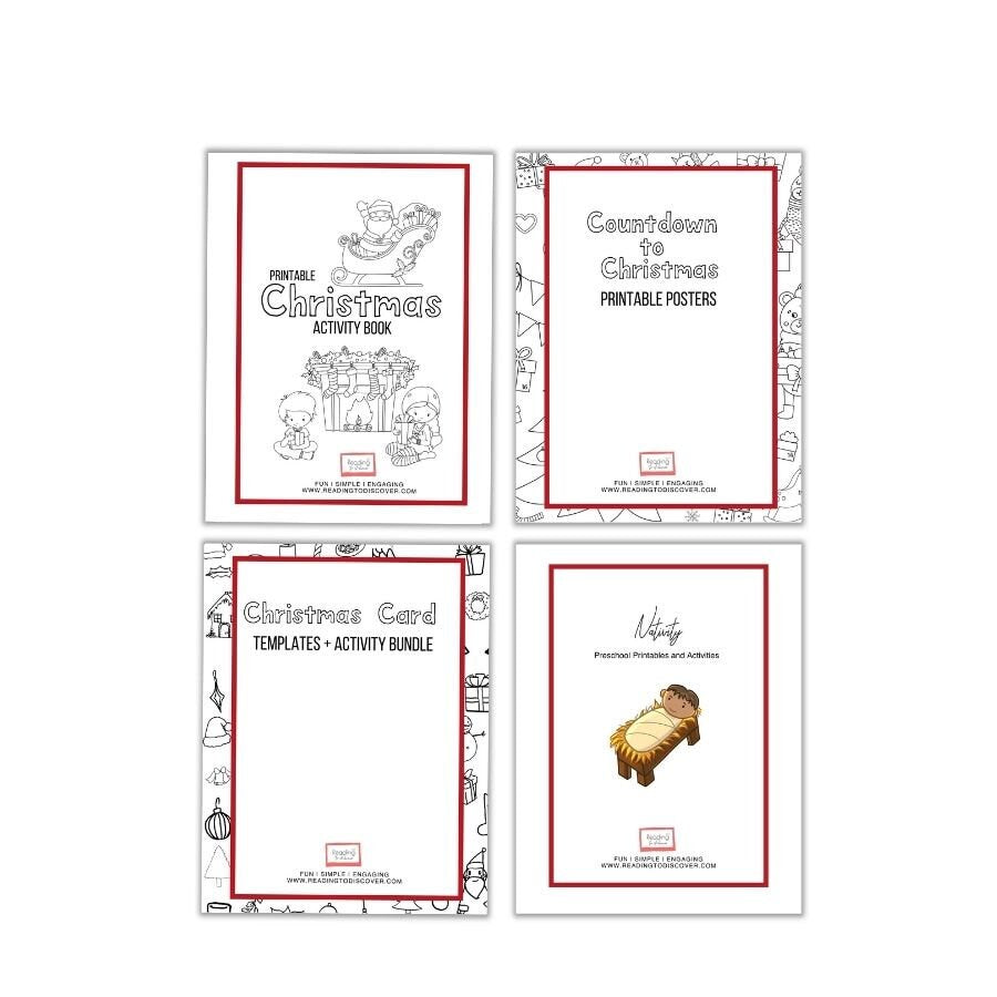 Christmas Cards & Ornaments — Printable Template