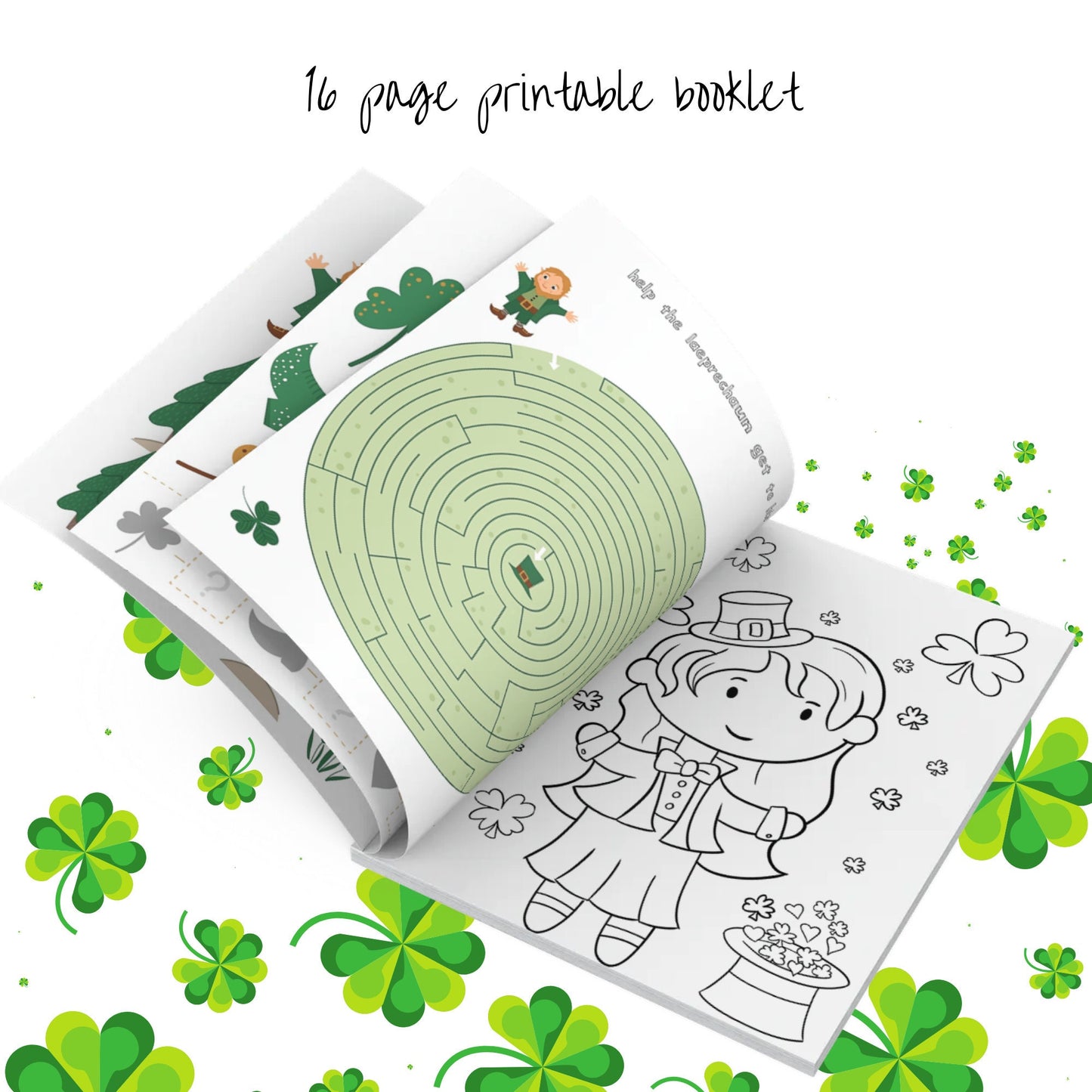 St. Patrick's Day — Preschool Craft & Activity Bundle