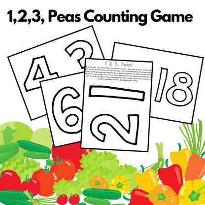 Vegetables Preschool Activity Pack | Healthy Eating Toddler Curriculum (PDF Download)