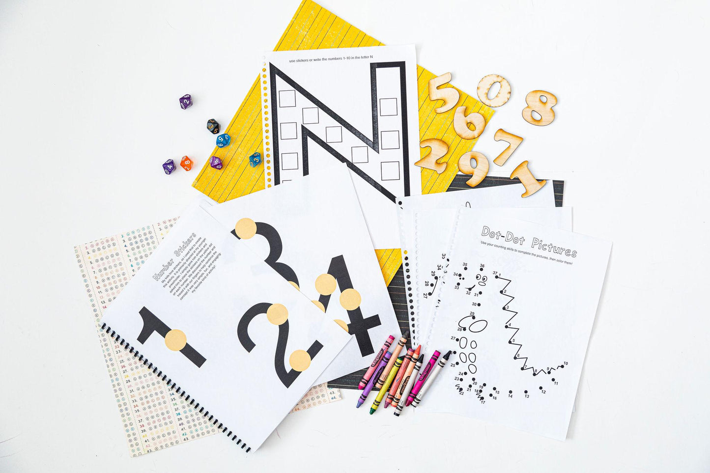Preschool Numbers and Counting Activities | Letter N, Numbers 1-10 Printables (PDF Download)
