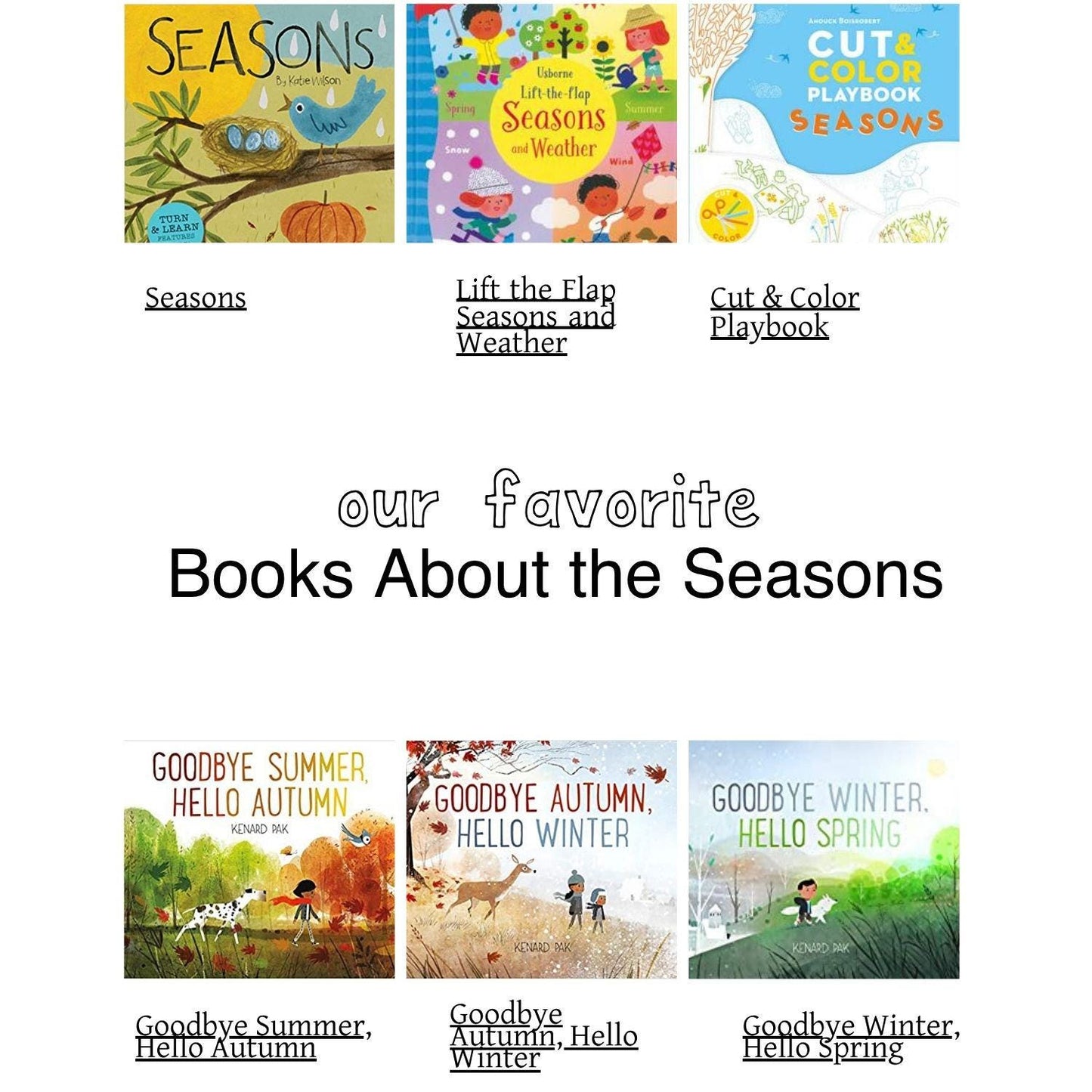 Preschool Seasons Chart | Letter S Activities, Learning Printables (Digital Download)