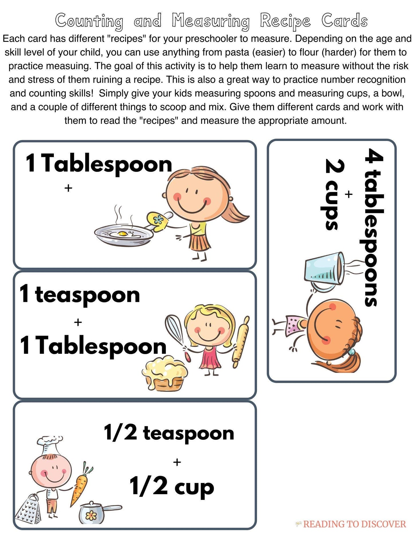 Kids Cooking Preschool Activities | Letter K Printable Learning (Digital Download)