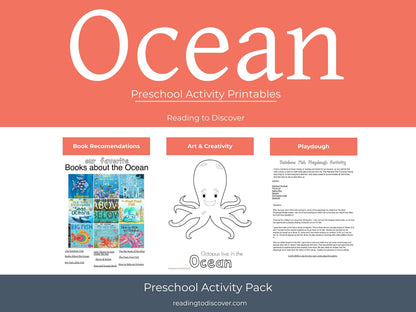 Letter O Preschool Activities | Ocean Theme Sea Animals (PDF Download)