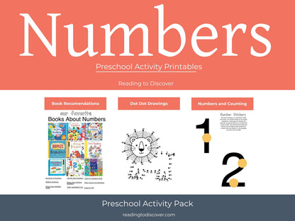 Preschool Numbers and Counting Activities | Letter N, Numbers 1-10 Printables (PDF Download)