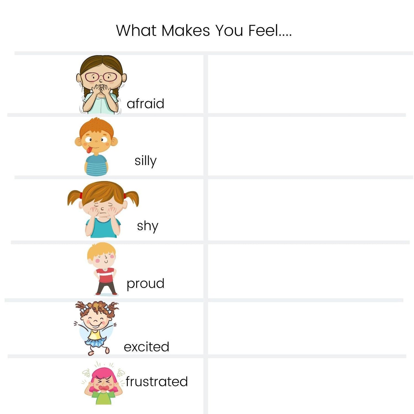 Preschool SEL Printable | Letter H Feelings & Emotions Activity Pack (Digital Download)