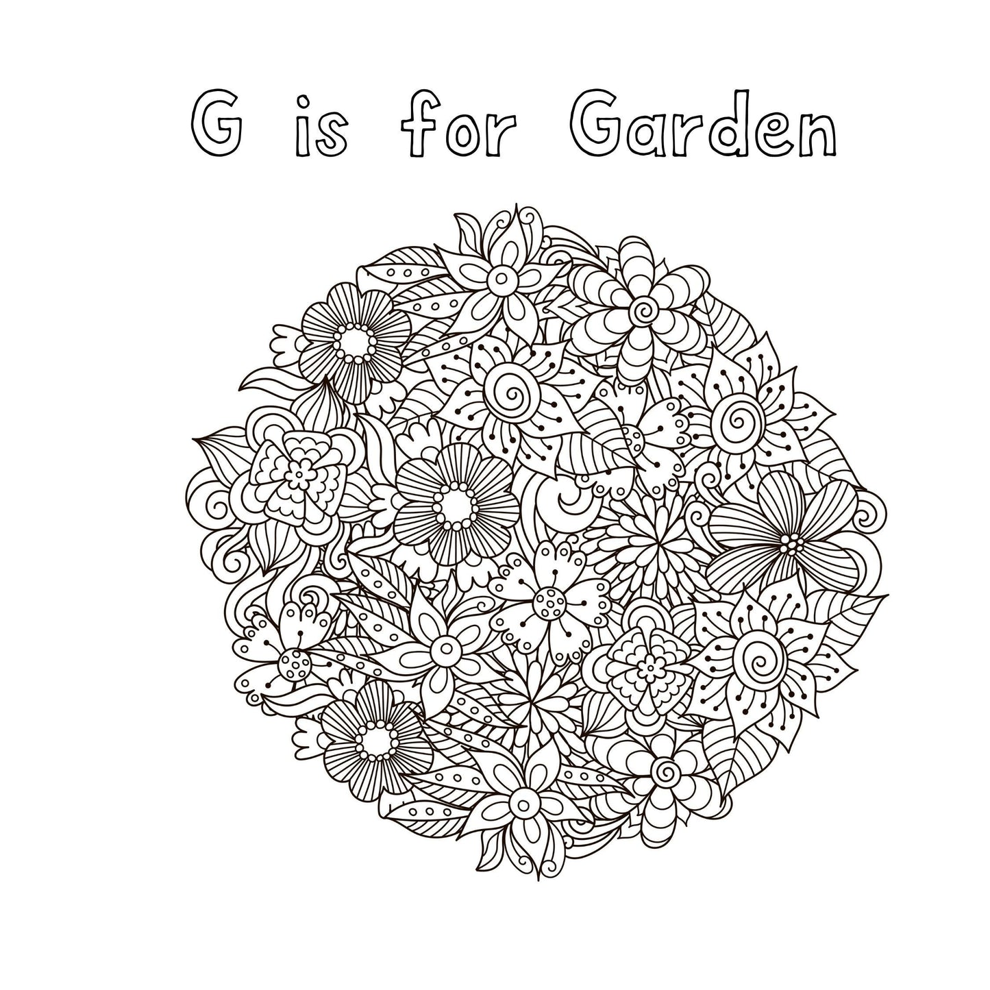 Preschool Garden Letter G Activities | Spring Alphabet, Crafts, Numbers (PDF Download)