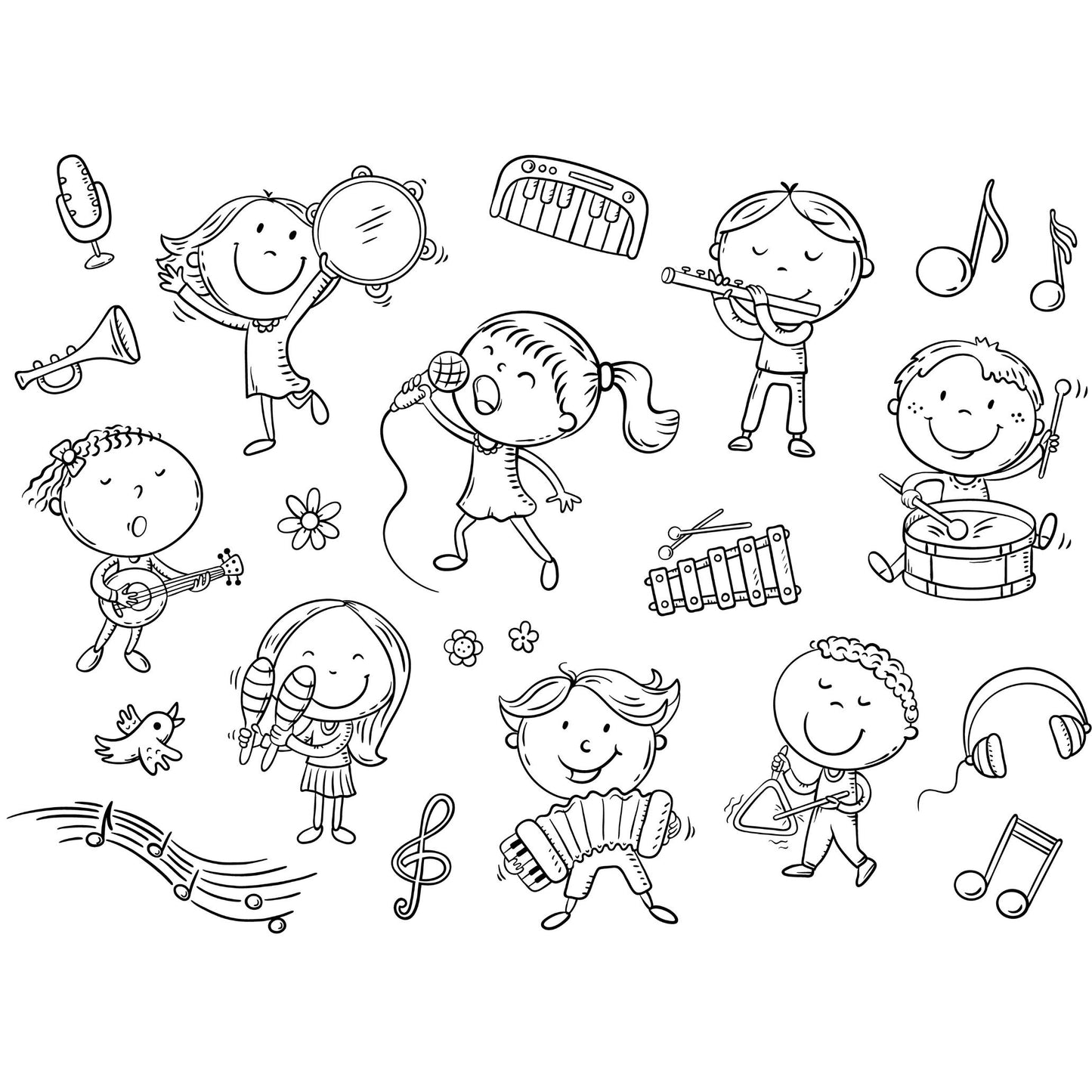 Preschool Music Letter M Activities | Toddler Homeschool PDF Download
