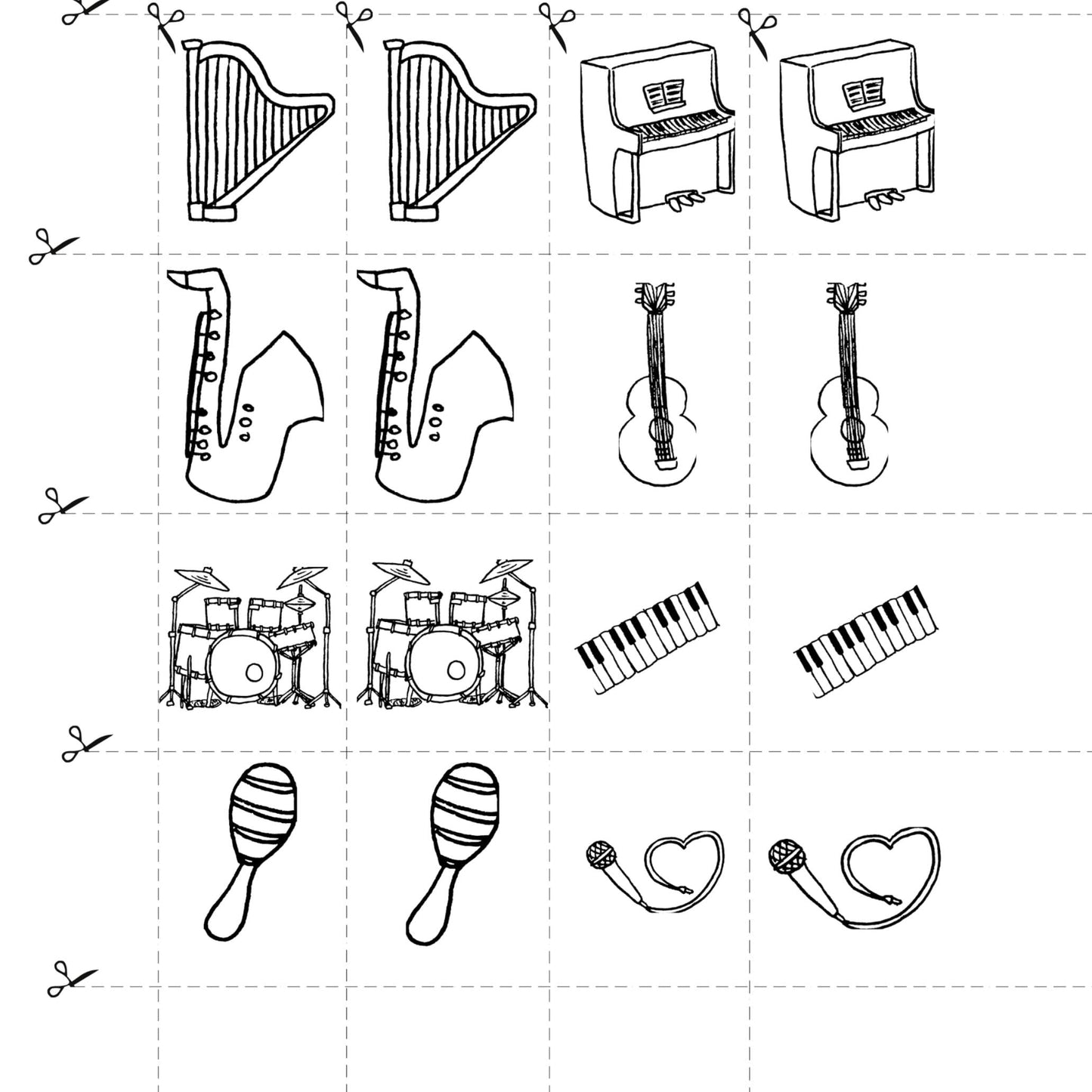 Preschool Music Letter M Activities | Toddler Homeschool PDF Download