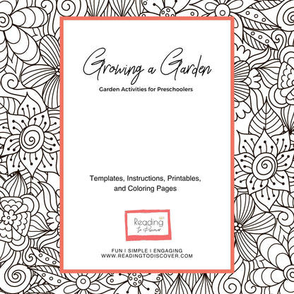 Preschool Garden Letter G Activities | Spring Alphabet, Crafts, Numbers (PDF Download)