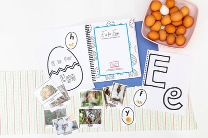 Preschool Letter E Egg Activities | Toddler Homeschool Printables (PDF Download)