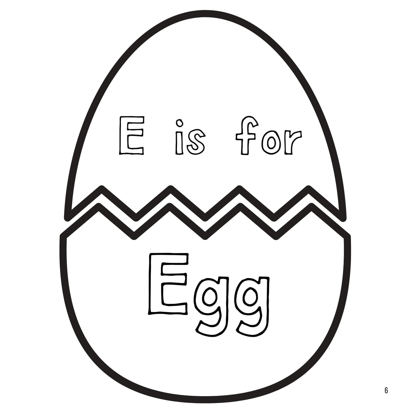 Preschool Letter E Egg Activities | Toddler Homeschool Printables (PDF Download)