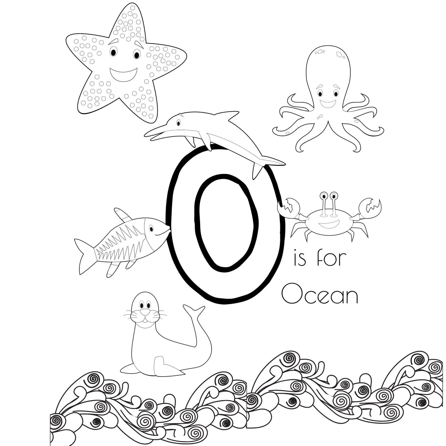 Letter O Preschool Activities | Ocean Theme Sea Animals (PDF Download)
