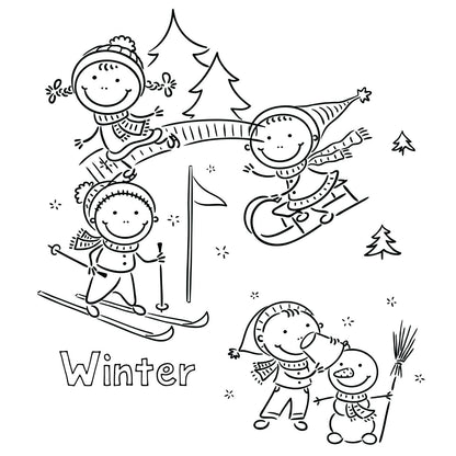 Preschool Seasons Chart | Letter S Activities, Learning Printables (Digital Download)