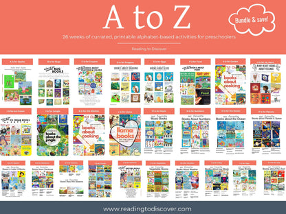 Preschool A-Z Curriculum Bundle | 26 Weeks Letter Activities (PDF Download)
