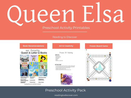 Preschool Letter Q Queen Activity Pack | Fairy Tale Learning (PDF Download)