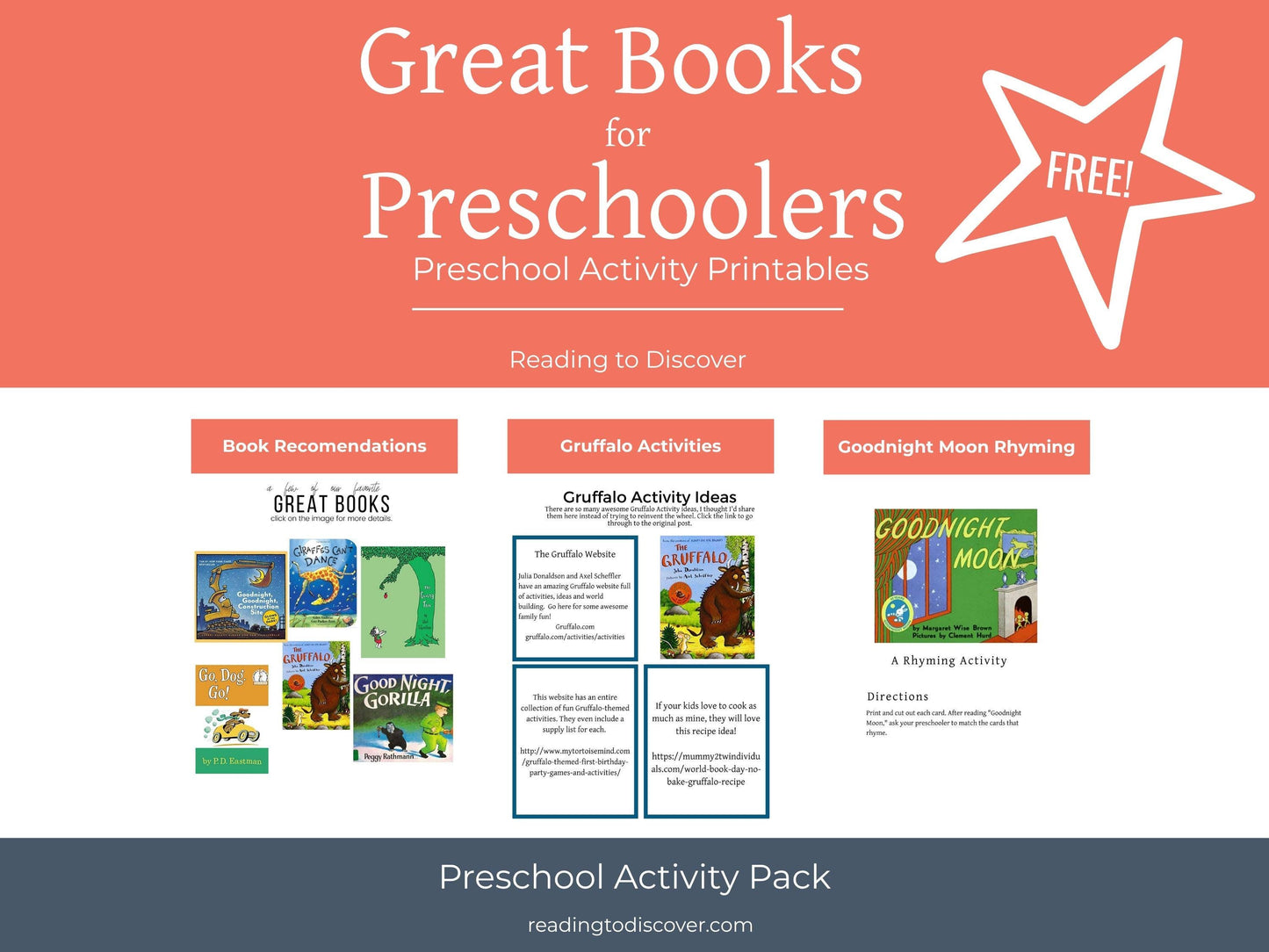 FREE Preschool Printable: Letter G Activity Pack|  Book Theme Learning (Digital Download)
