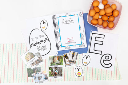 Preschool Letter E Egg Activities | Toddler Homeschool Printables (PDF Download)