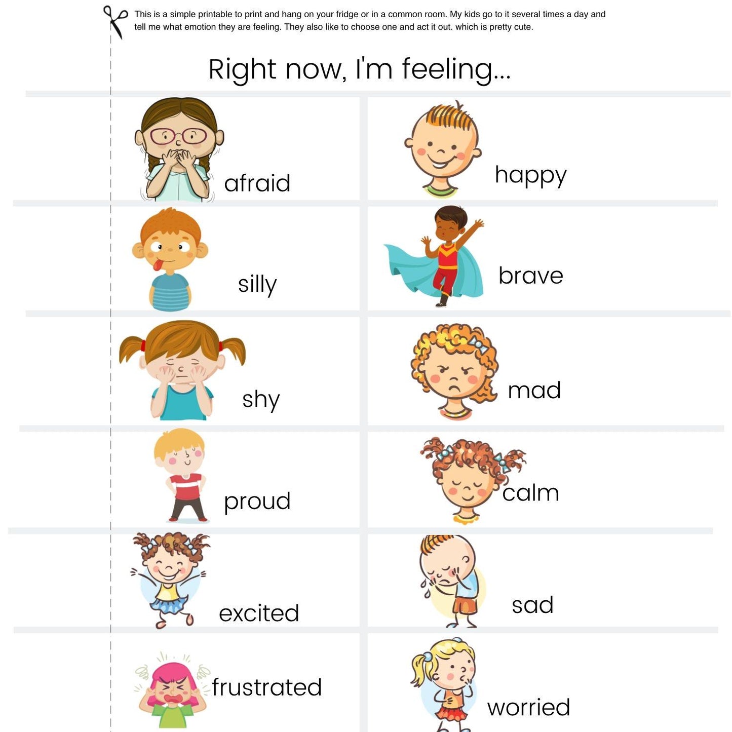 Preschool SEL Printable | Letter H Feelings & Emotions Activity Pack (Digital Download)