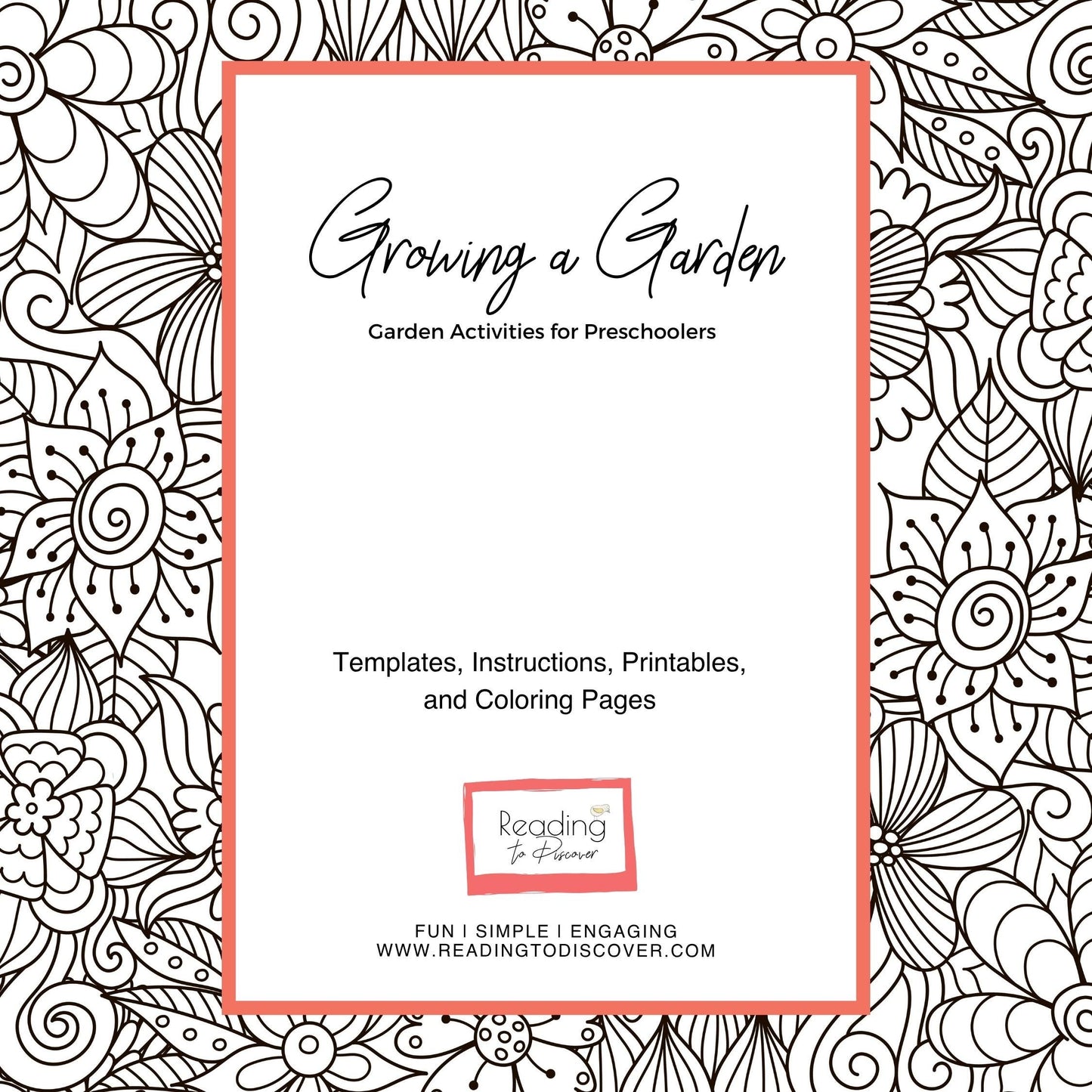 Preschool Garden Letter G Activities | Spring Alphabet, Crafts, Numbers (PDF Download)