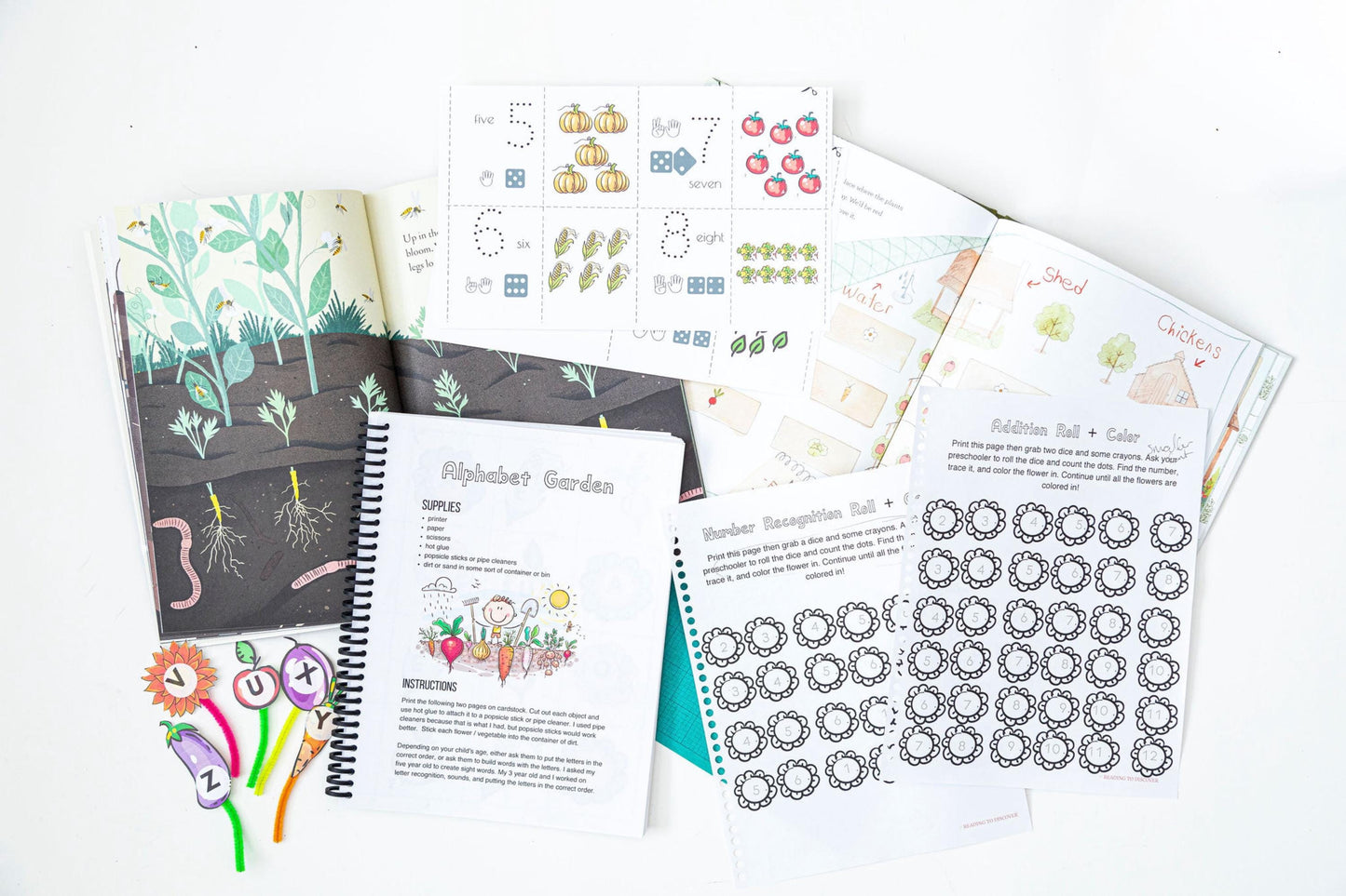 Preschool Garden Letter G Activities | Spring Alphabet, Crafts, Numbers (PDF Download)