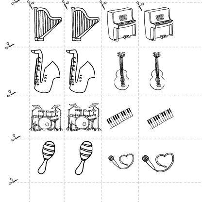 Preschool Music Letter M Activities | Toddler Homeschool PDF Download