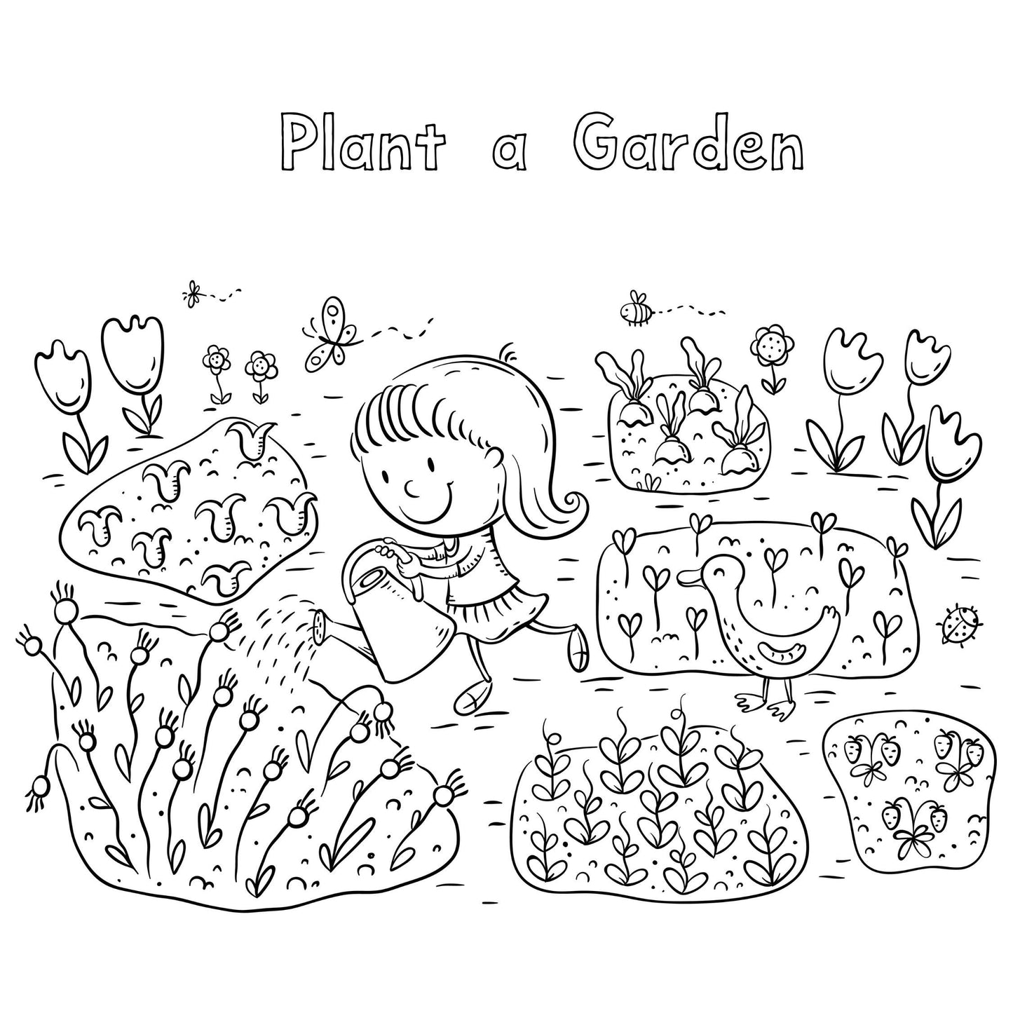 Preschool Garden Letter G Activities | Spring Alphabet, Crafts, Numbers (PDF Download)