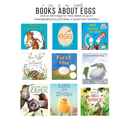 Preschool Letter E Egg Activities | Toddler Homeschool Printables (PDF Download)