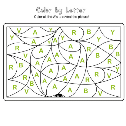 Letter A Activity Pack Printable | Apple Theme | Letter A Worksheets Book List Coloring Pages