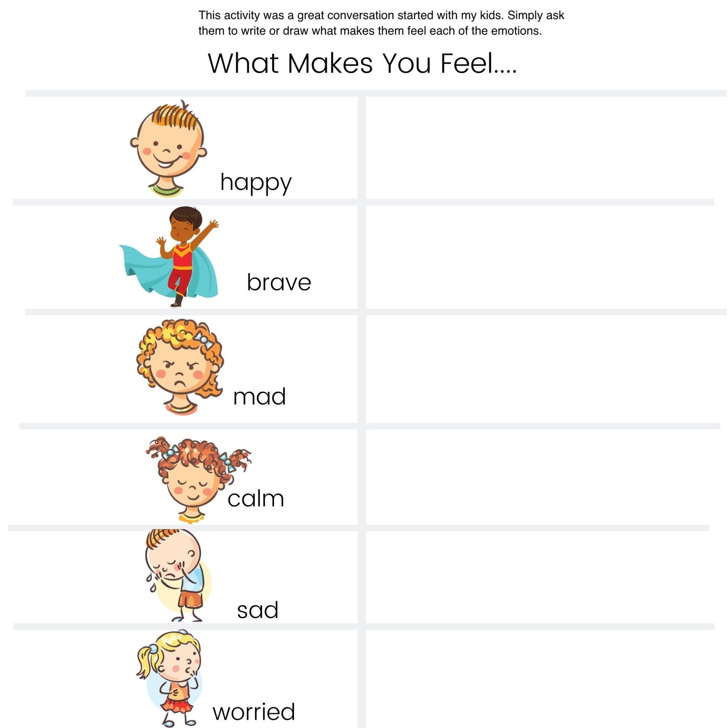 Preschool SEL Printable | Letter H Feelings & Emotions Activity Pack (Digital Download)